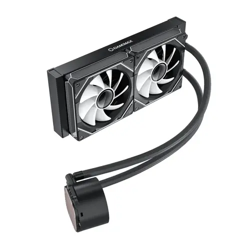 Gamemax водно охлаждане Water Cooling IceBurg 240 Digital Black - Addressable RGB - image 3