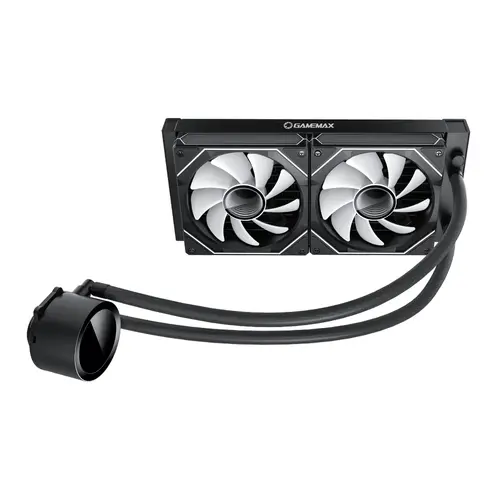 Gamemax водно охлаждане Water Cooling IceBurg 240 Digital Black - Addressable RGB - image 4