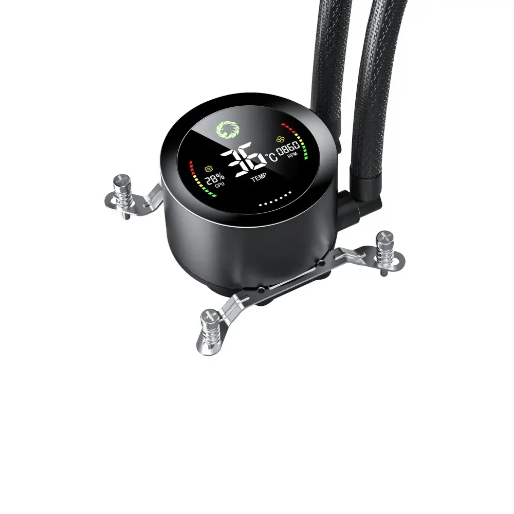 Gamemax водно охлаждане Water Cooling IceBurg 240 Digital Black - Addressable RGB - image 5