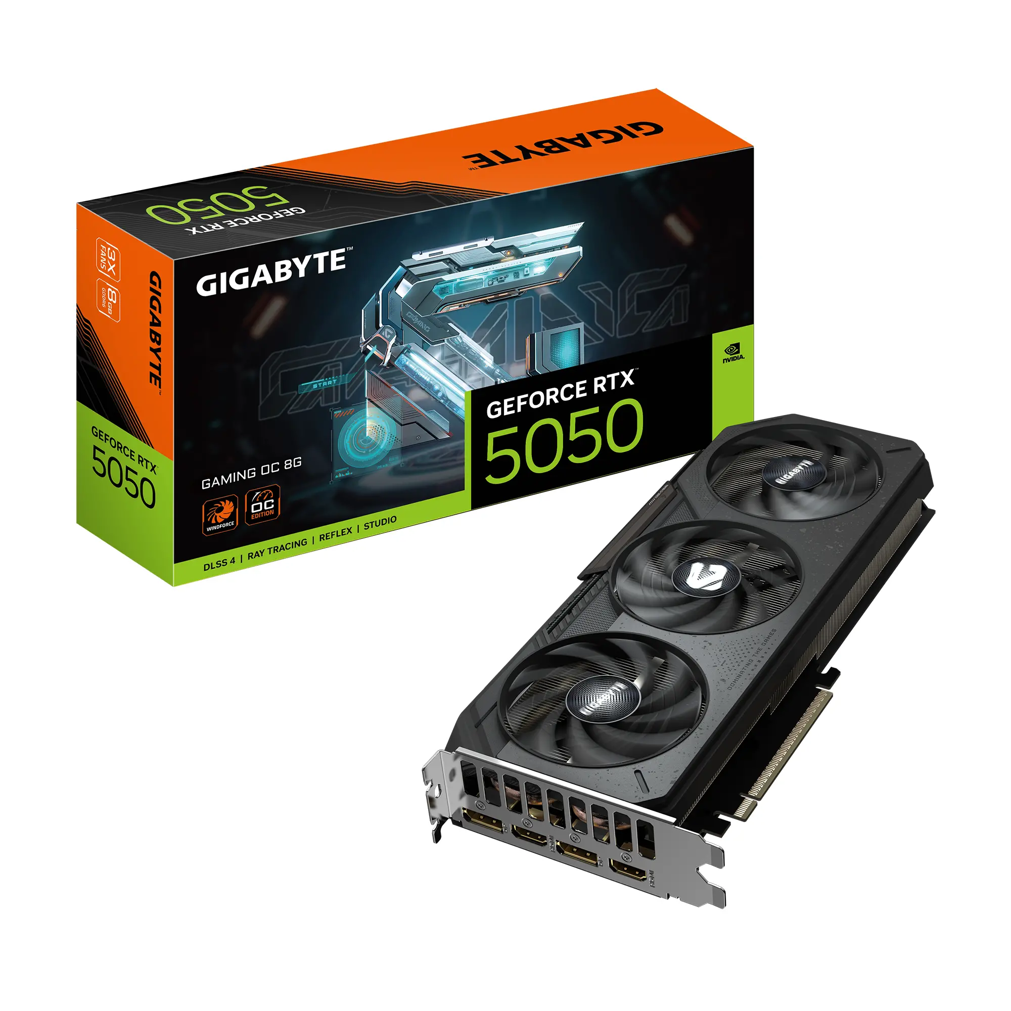 Видео карта GIGABYTE RTX 5050 GAMING OC 8GB GDDR6 - image 6