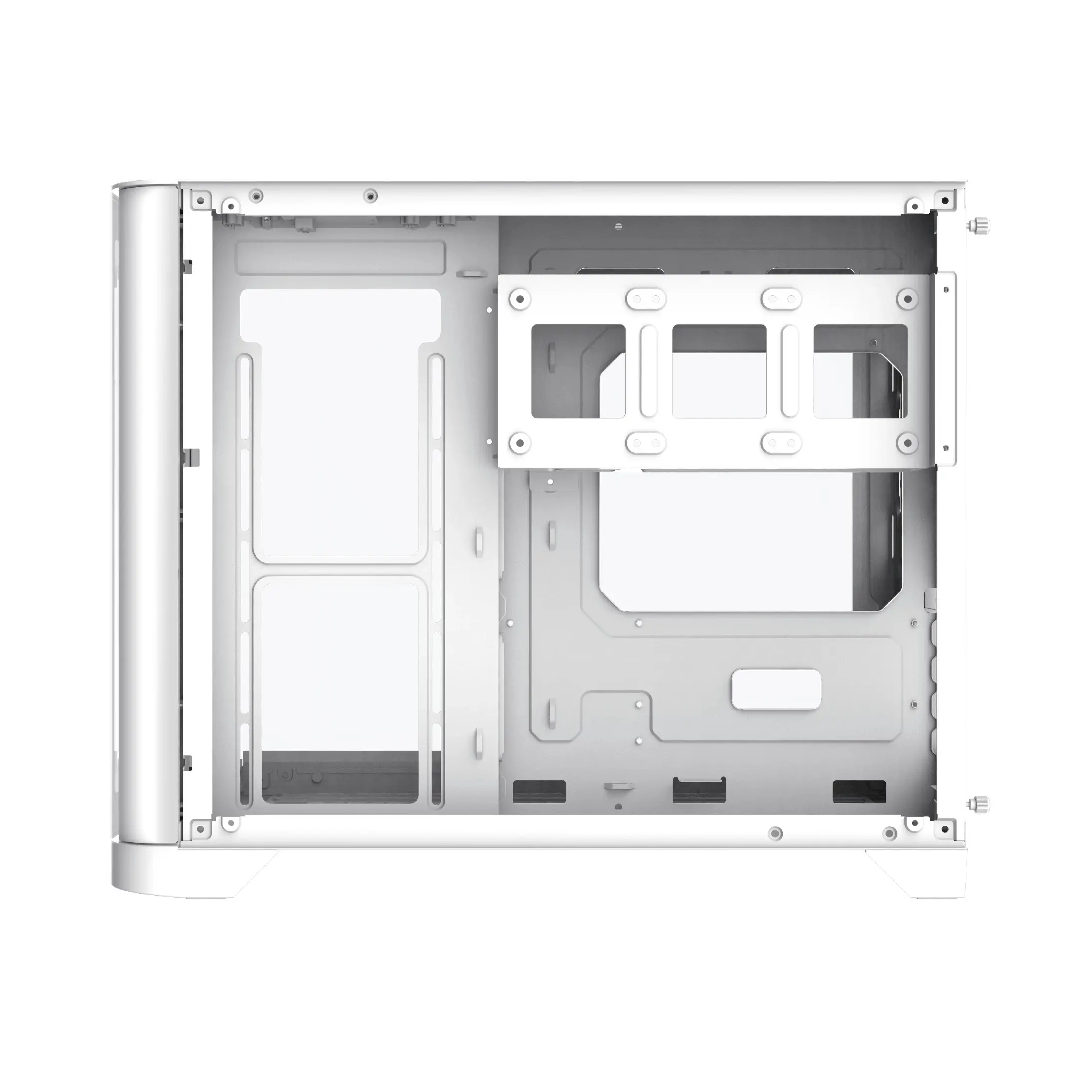 Gamemax кутия Case mATX - HYPE-M White - 3 x 120 mm Addressable RGB fans - image 8