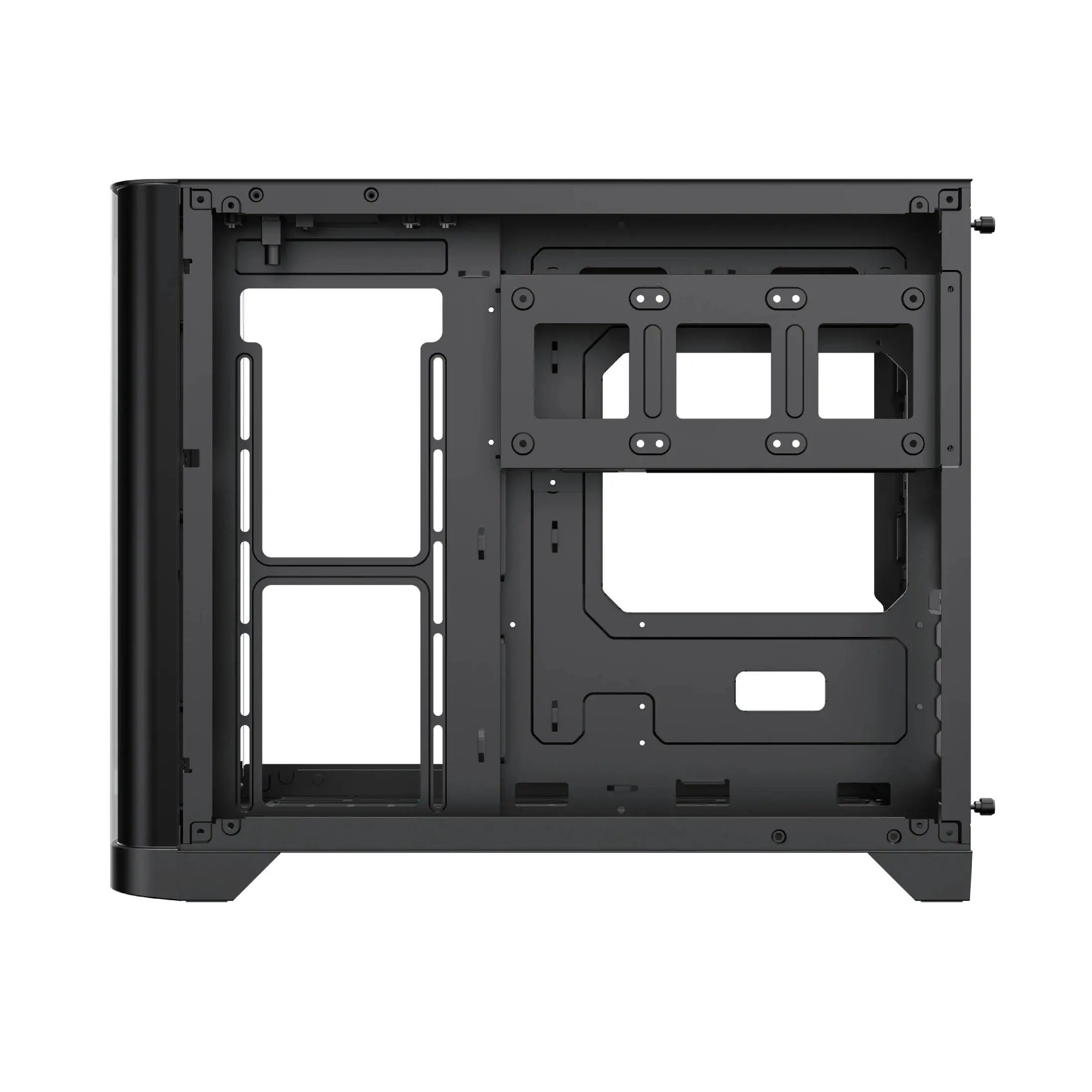 Gamemax кутия Case mATX - HYPE-M Black - 3 x 120 mm Addressable RGB fans - image 8