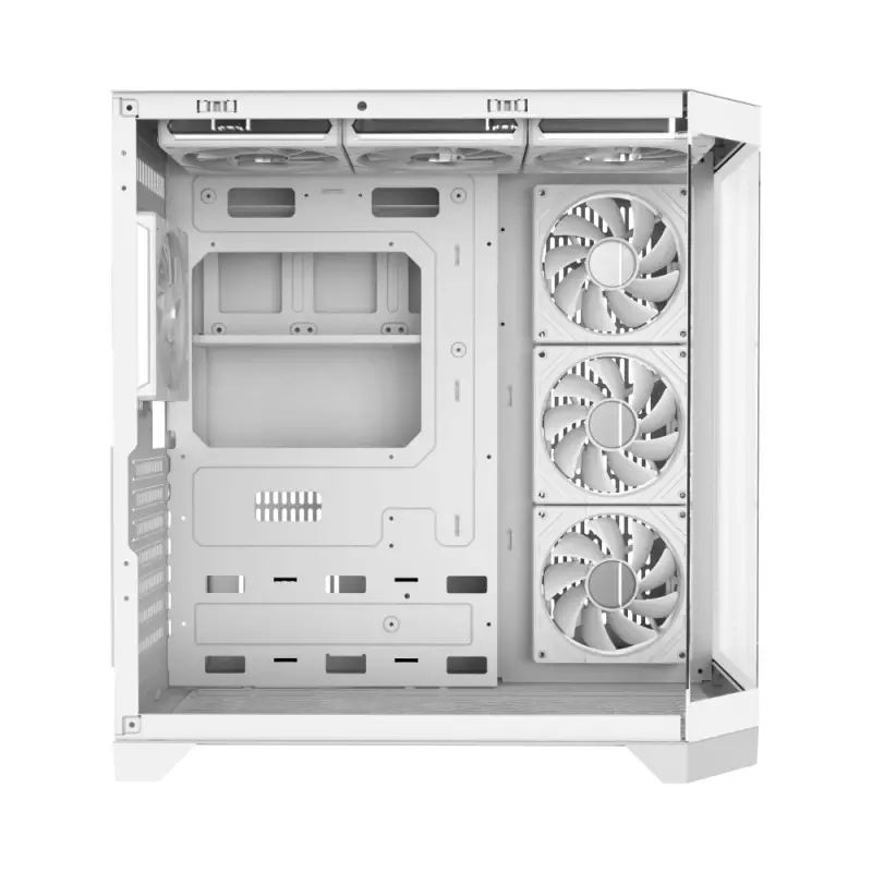 Gamemax кутия Case ATX - HYPE-A White - 4 x 120 mm Addressable RGB fans - image 7