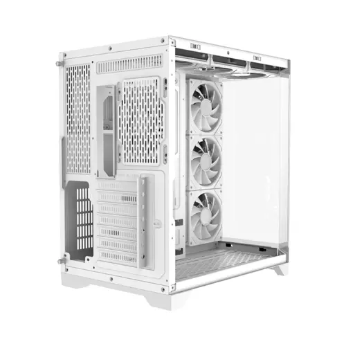 Gamemax carcasă Case ATX - HYPE-A Alb - 4 x 120 mm Addressable RGB ventilatoare - 10
