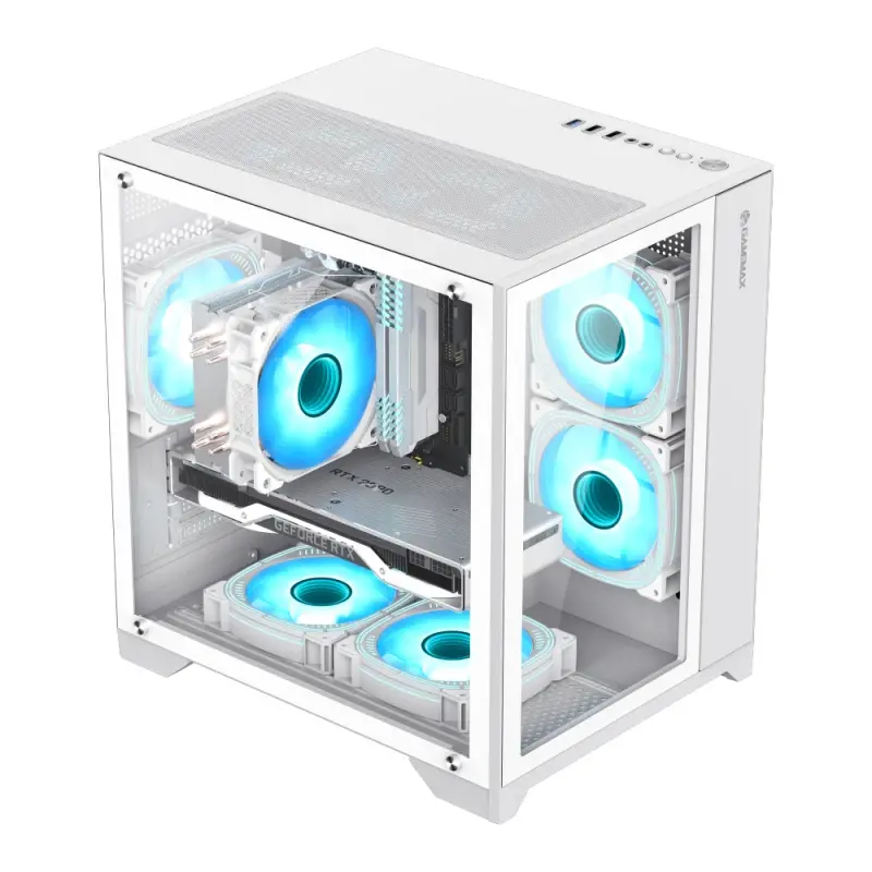 Gamemax κουτί Case mATX - Infinity Mini Λευκό - image 2