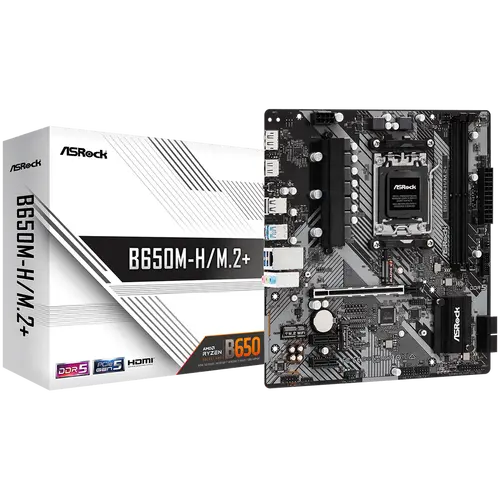 ASROCK B650M-H/M.2+ mATX AM5 DDR5