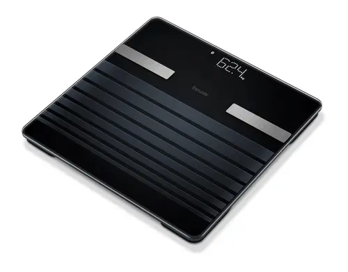 Cântar, Beurer BF 451 BT SignatureLine, Greutate, IMC, grăsime corporală, apă corporală, procent de masă musculară scheletică; Afișaj Magic LED - 1