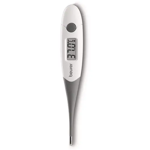 Термометър, Beurer FT 16/1 clinical thermometer, Contact-measurement technology, Display in °C, Result after just 10 sec, Protective cap; Waterproof, white - image 1