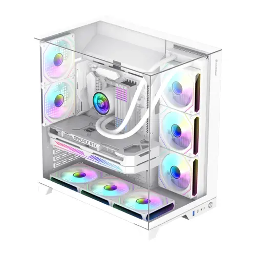 Gamemax кутия Case ATX - Infinity Plus White - image 1