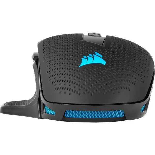 CORSAIR NIGHTSWORD RGB, Performance Tunable FPS/MOBA, Black, Backlit RGB LED, 18000 DPI, Optical - image 2