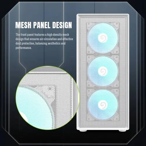 Gamemax кутия Case ATX - Storm 2 AW - 6 x 120 mm Addressable RGB fans - image 5