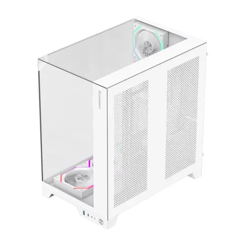 Gamemax кутия Case ATX - Infinity Pro White - 5 x 120 mm Addressable RGB fans - image 5