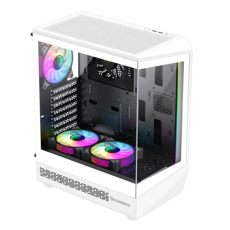 Gamemax кутия Case ATX - Vista COC AW - 5 x 120 mm A-RGB Fans, MB Plate COC Fan - image 1