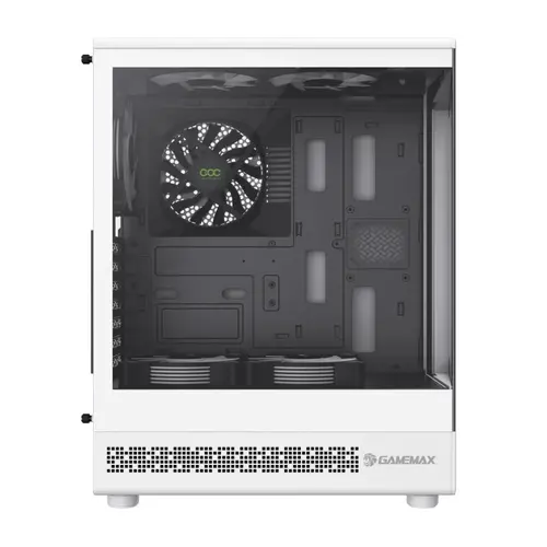 Gamemax κουτί υπολογιστή ATX - Vista COC AW - 5 x 120 mm ανεμιστήρες A-RGB, ανεμιστήρας COC στην πλάκα μητρικής - 4