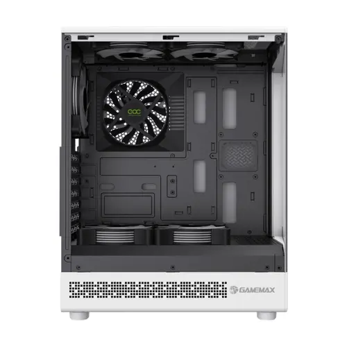 Gamemax carcasă ATX - Vista COC AW - 5 x ventilatoare A-RGB de 120 mm, ventilator COC pe placa de bază - 5