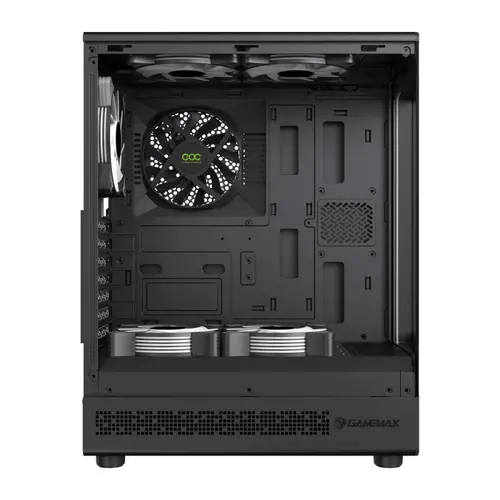 Gamemax carcasă Case ATX - Vista COC AB - 5 x 120 mm A-RGB ventilatoare, MB Plate COC ventilator - 9