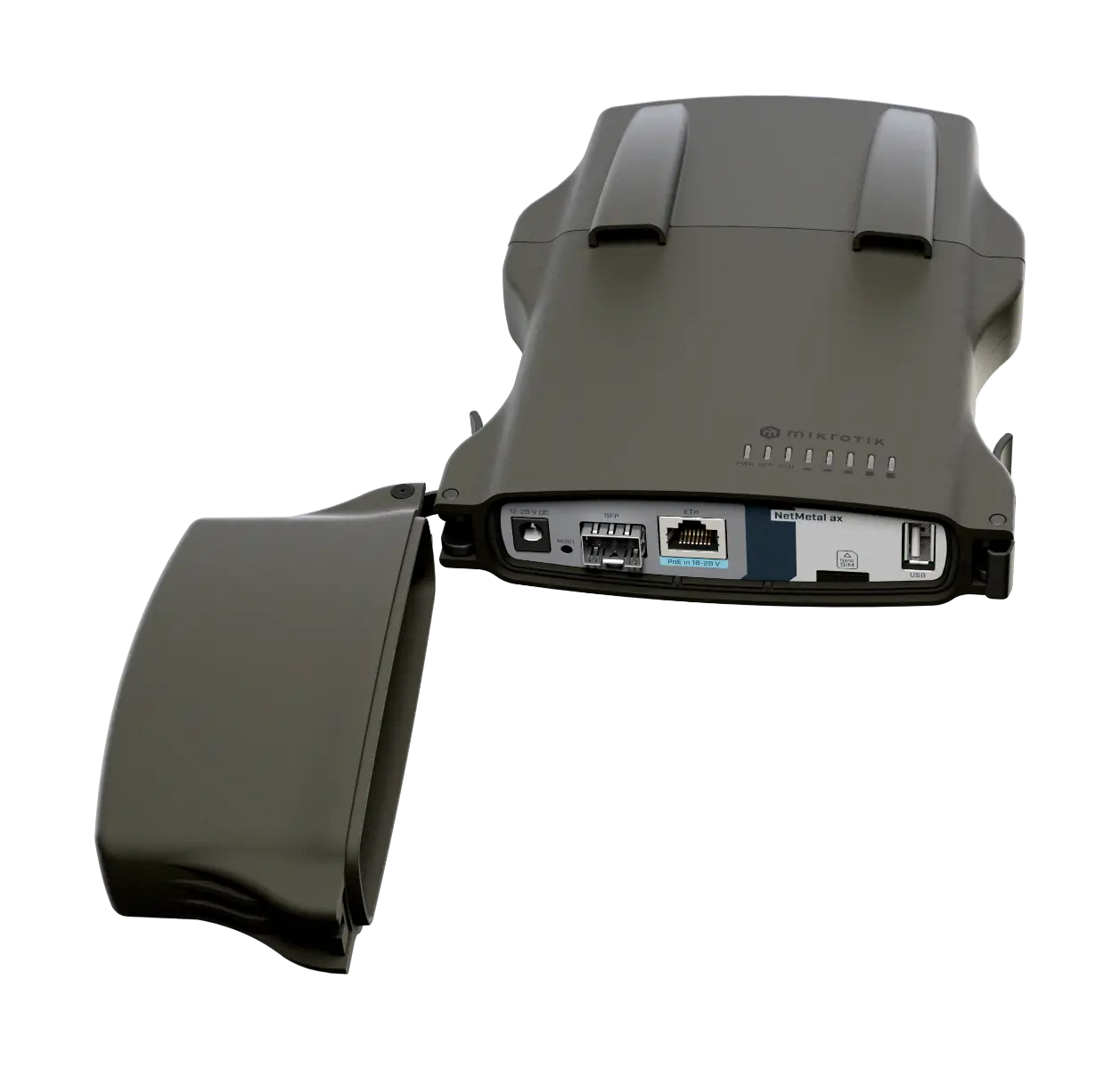 Tочка за достъп MikroTik L23UGSR-5HaxD2HaxD-NM, NetMetal ax, 1x GbE, 1x 2.5G SFP - image 2
