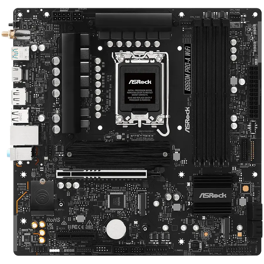 Дънна платка, ASROCK B860M PRO-A WIFI - image 1