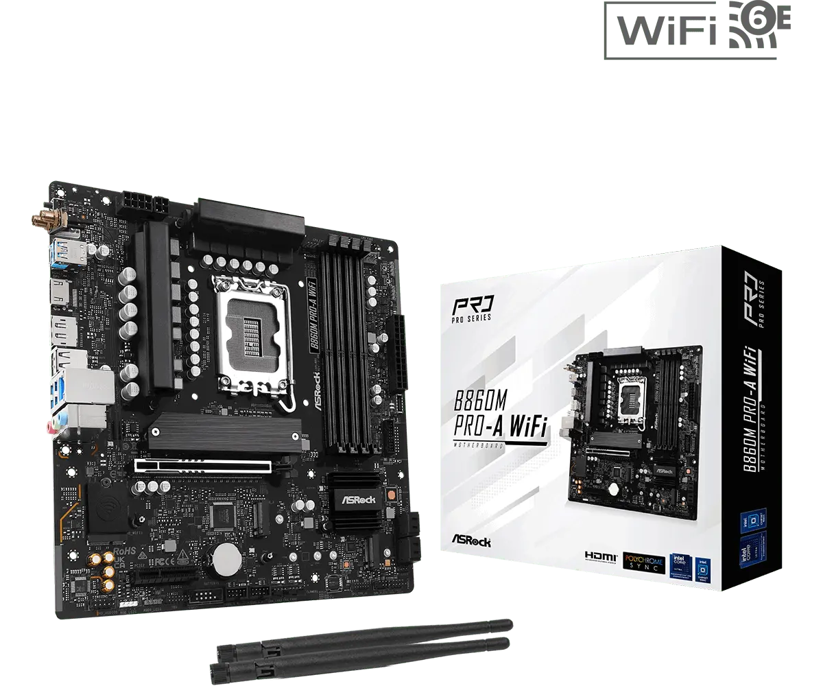 Дънна платка, ASROCK B860M PRO-A WIFI - image 3