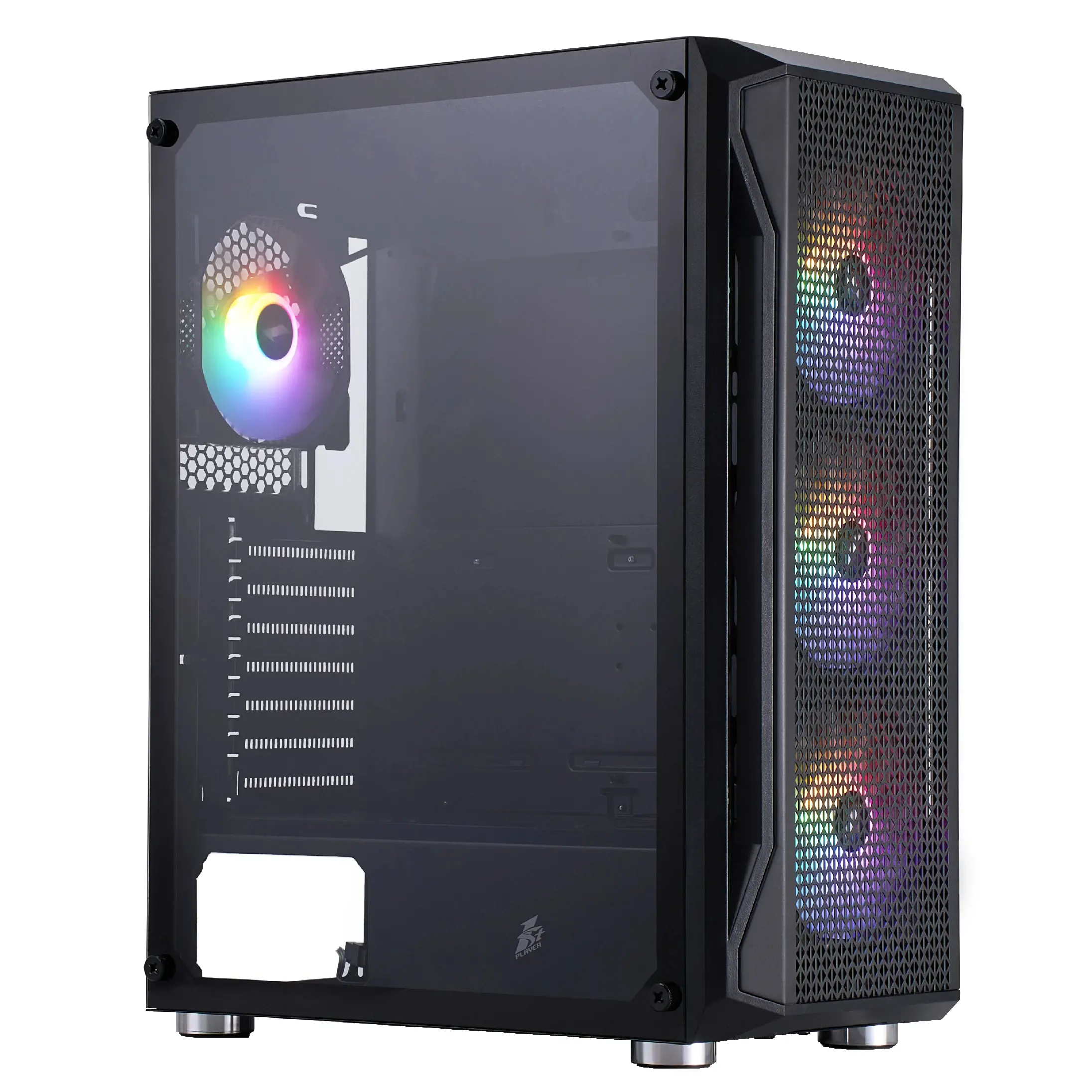 1stPlayer carcasă Case ATX - Firebase X5 RGB v2 - 4 ventilatoare incluse