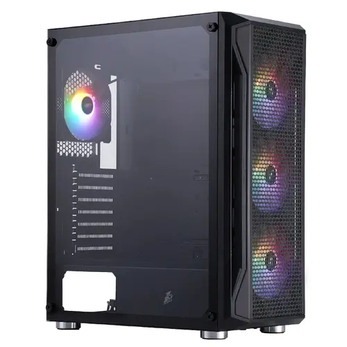 1stPlayer carcasă Case ATX - Firebase X5 RGB v2 - 4 ventilatoare incluse