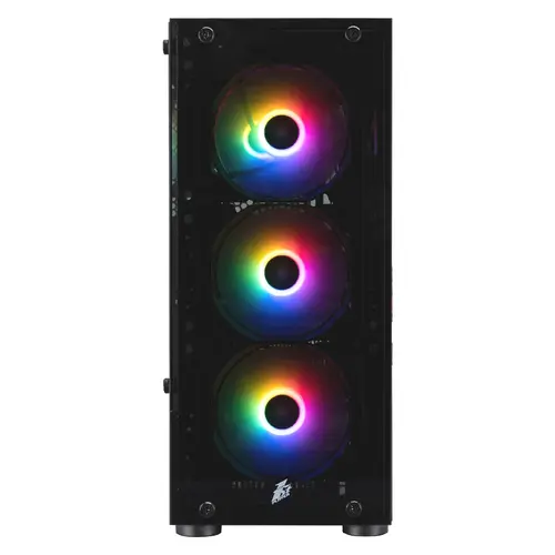 1stPlayer Carcasă Case ATX - Fire Dancing V2-A RGB v2 - 4 ventilatoare incluse - 3