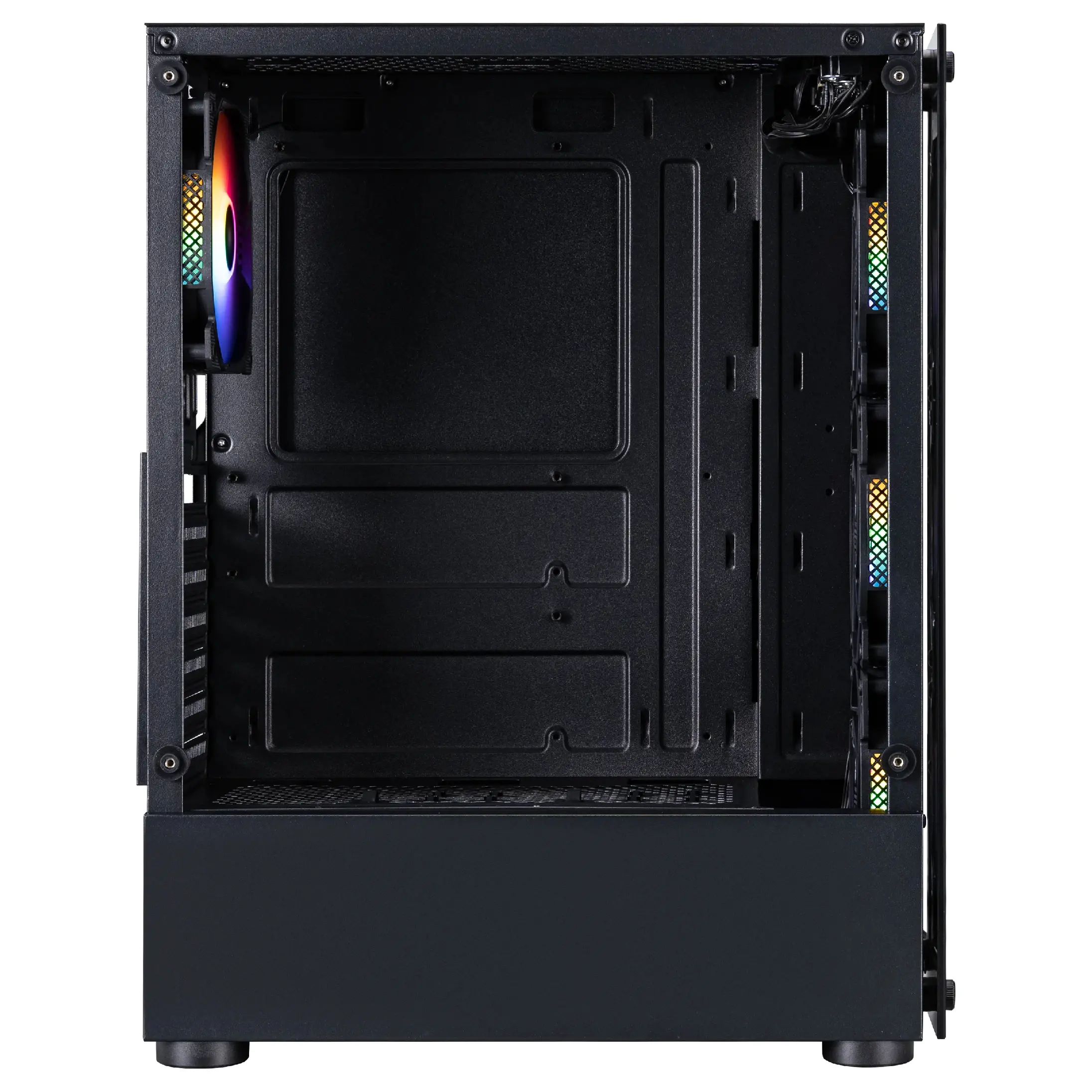1stPlayer Кутия Case ATX - Fire Dancing V2-A RGB v2 - 4 fans included - image 3