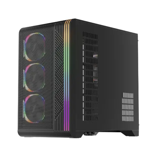 1stPlayer кутия Case ATX - VT7-BK - USB-C, Mesh, A-RGB - image 2