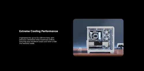 1stPlayer кутия Case ATX - VT7-BK - USB-C, Mesh, A-RGB - image 9