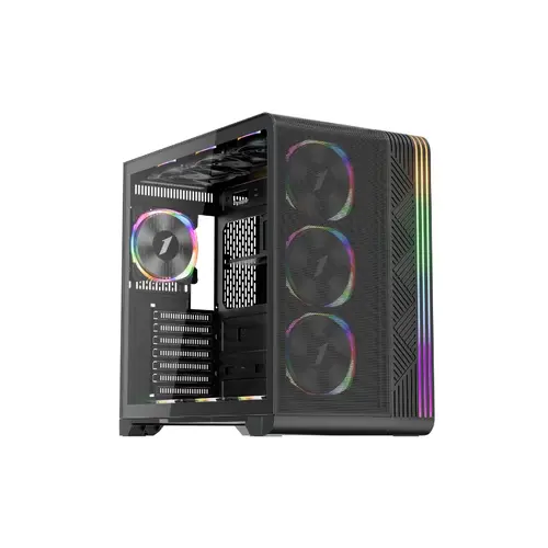 1stPlayer кутия Case ATX - VT7-BK - USB-C, Mesh, A-RGB