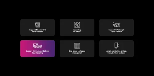 1stPlayer кутия Case mATX - VT6-BK - Mesh, A-RGB - image 6