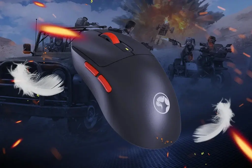 Marvo безжична геймърска мишка Wireless Gaming Mouse Niro 60W G964W White - Bluetooth, 2.4G, 12000dpi - image 11