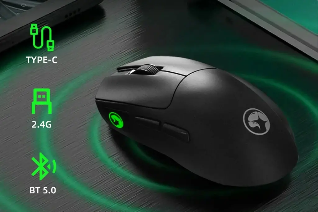 Marvo безжична геймърска мишка Wireless Gaming Mouse Niro 320 G867W - Bluetooth, 2.4G, 8000dpi - image 11