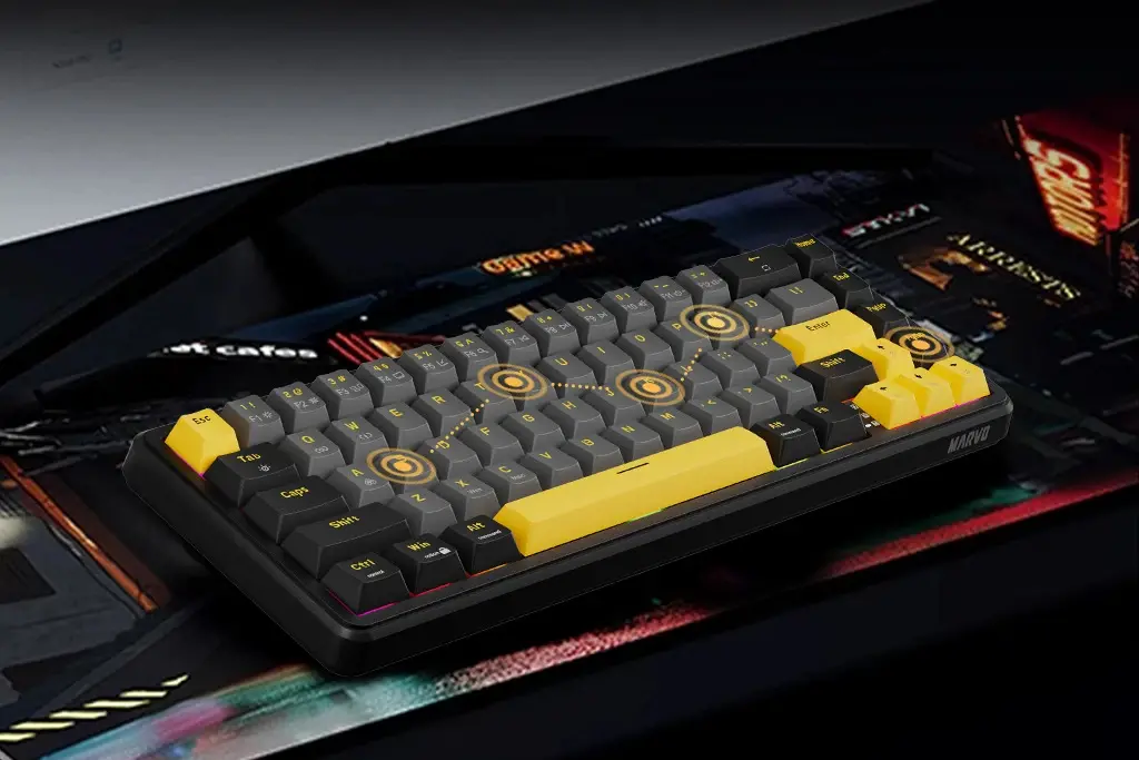 Marvo επαγγελματικό gaming μηχανικό πληκτρολόγιο Professional Gaming Mechanical Keyboard Magma M40 KG964 - 8K, Magnetic Switches [Tactile] - image 16
