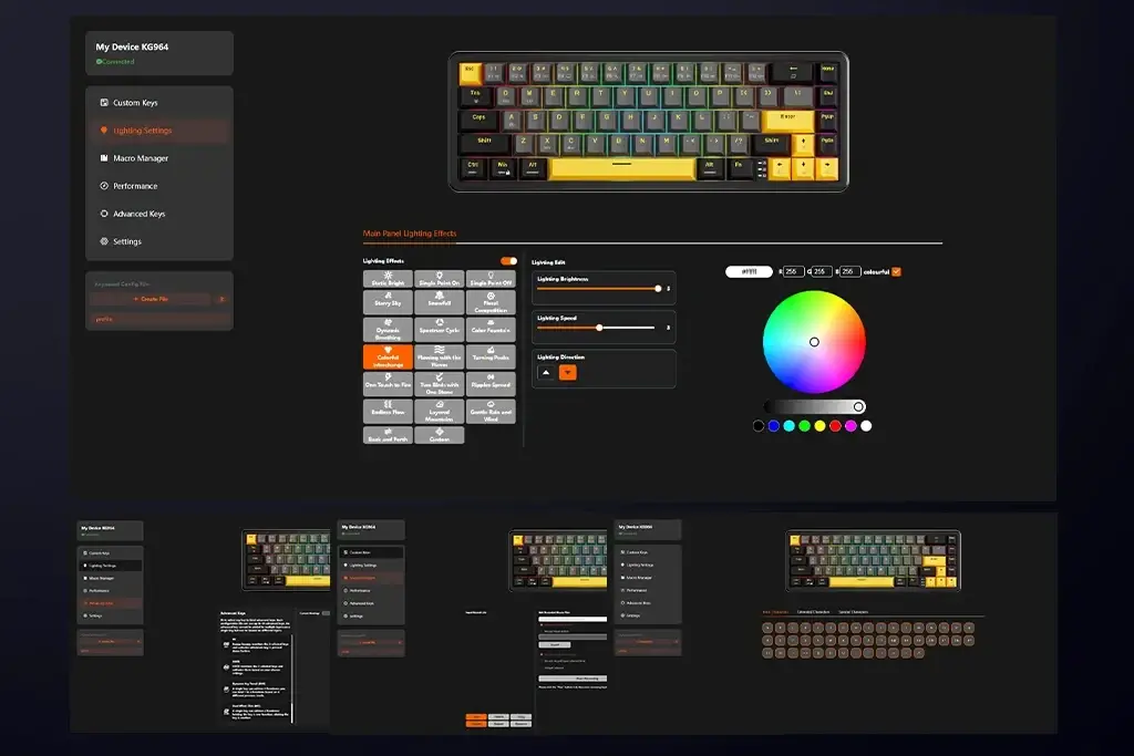 Marvo професионална геймърска механична клавиатура Professional Gaming Mechanical Keyboard Magma M40 KG964 - 8K, Magnetic Switches [Tactile] - image 17