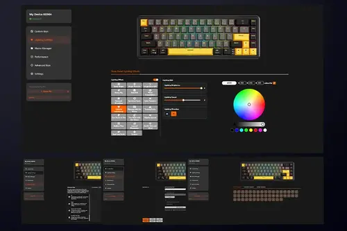 Marvo tastatură mecanică profesională de gaming Professional Gaming Mechanical Keyboard Magma M40 KG964 - 8K, Magnetic Switches [Tactile] - 18
