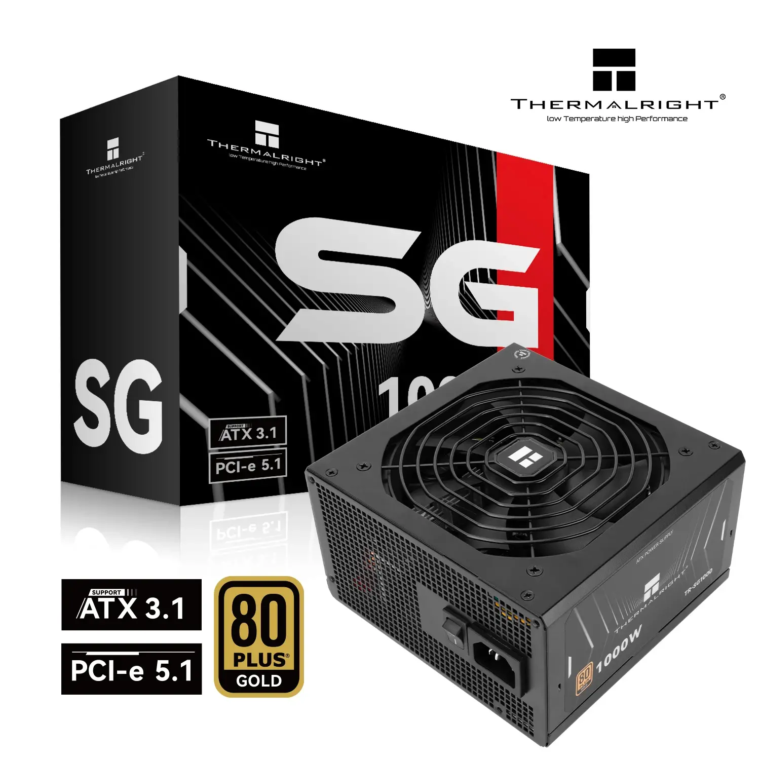 Thermalright захранване PSU ATX 3.1 1000W Gold, Full Modular - TR-SG1000 - image 4