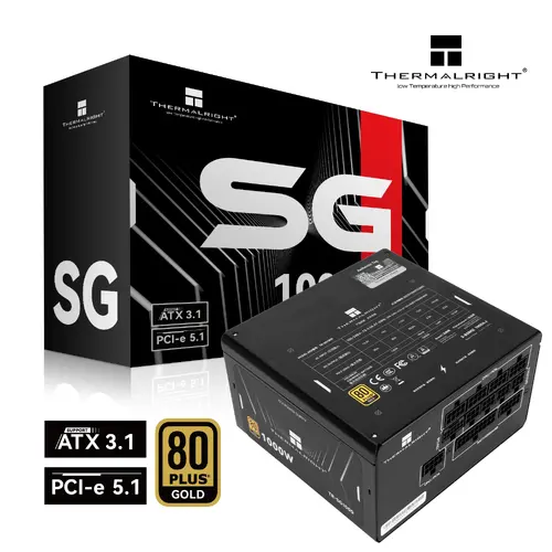 Thermalright захранване PSU ATX 3.1 1000W Gold, Full Modular - TR-SG1000 - image 5