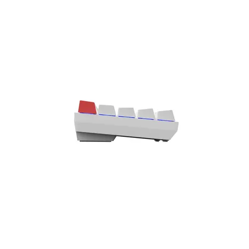 Marvo механична геймърска клавиатура Gaming Mechanical keyboard Saber 61 KG933G White - 61 keys, Red Switches [Linear] - image 2
