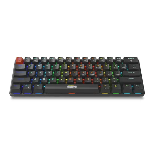 Marvo механична геймърска клавиатура Gaming Mechanical keyboard Saber 61 KG933G - 61 keys, Red Switches [Linear] - image 1