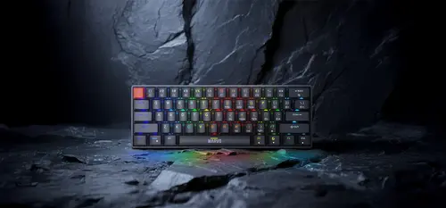 Marvo механична геймърска клавиатура Gaming Mechanical keyboard Saber 61 KG933G - 61 keys, Red Switches [Linear] - image 5