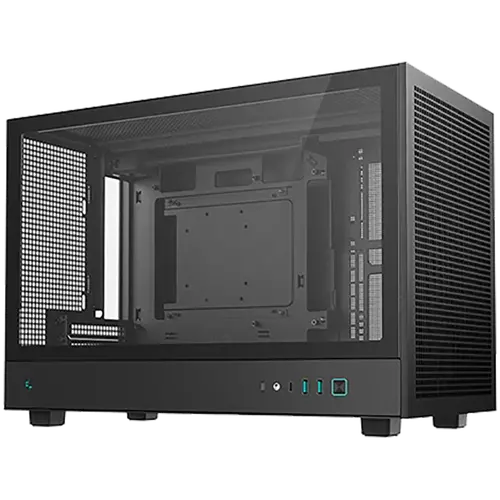 DeepCool CH260, Mini Tower, Mini-ITX, 2xUSB3.0, 1xType-C Gen 2, 1xAudio, Mesh Panel, Black, 2Y, R-CH260-BKNGM0-G-1 - image 1