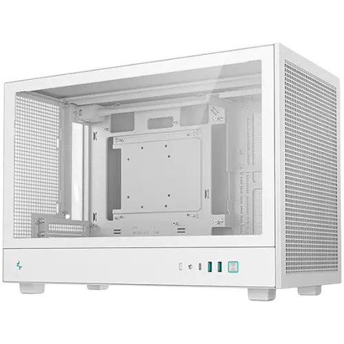 DeepCool CH260 WH, Mini Tower, Mini-ITX/Micro-ATX, 2xUSB3.0, 1xType-C Gen 2, 1xAudio, Mesh Panel, White, 2Y, R-CH260-WHNGM0-G-1 - image 2