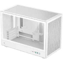 DeepCool CH260 WH, Mini Tower, Mini-ITX/Micro-ATX, 2xUSB3.0, 1xType-C Gen 2, 1xAudio, Mesh Panel, White, 2Y, R-CH260-WHNGM0-G-1