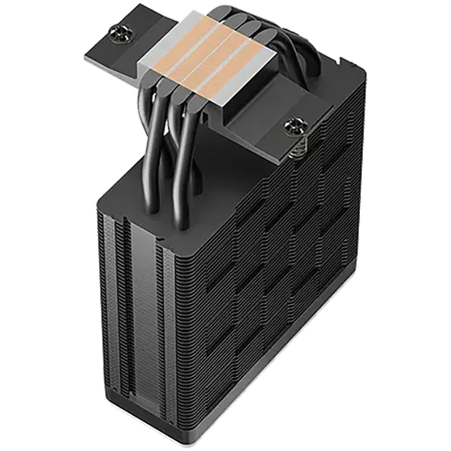 DeepCool AG400 BK ARGB V2, CPU Air Cooler, 1x120mm ARGB PWM Fan, ARGB Top Cover, TDP 220W, 4 Heatpipes, Black, LGA1851/1700/1200/115x, AMD AM5/AM4, 125x92x154 mm(LxWxH), 2Y, R-AG400-BKAMMN-GJD - image 2