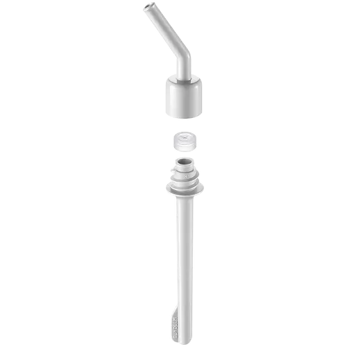 BUYDEEM Portable Glass Straw Bottle 500 ml, model CD1017, color Mellow Yellow - image 2