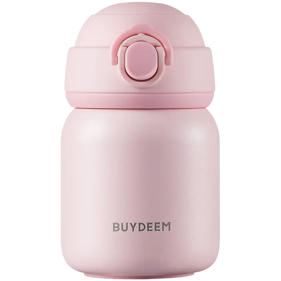 BUYDEEM Stainless Steel Thermos Bottle 200 ml, model TAN200, color Pale Dogwood