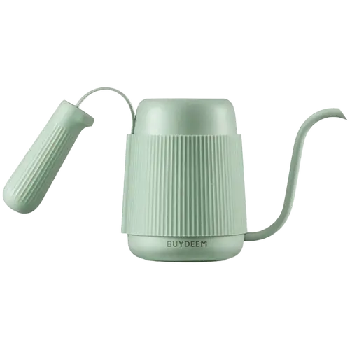BUYDEEM Gooseneck Pour Over Coffee Kettle, model CD2006, color Cozy Greenish