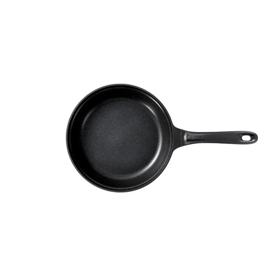 BUYDEEM Tigaie antiaderentă din aluminiu turnat 25 cm, model CP151, culoare Cozy Greenish - image 2