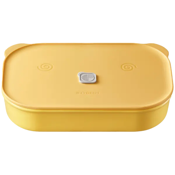 BUYDEEM Cutie de prânz Bento 1L, model CT3008, culoare Mellow Yellow